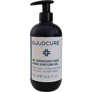 Guudcure hands Sanitizing gel - Hvid Flaske 68%, 500 ml.