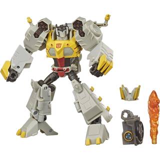 Transformers humlebee Cyberverse Adventures Deluxe Class Grimlock Action Figur Toy Build-A-Figure Del for Alders 6 og op 5-tommer