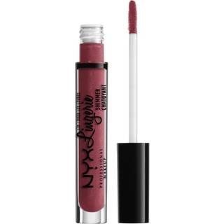 NYX Professional Makeup Lip Lingerie Shimmer Lip Gloss - Euro Papirkurv Dark Pink -Brown