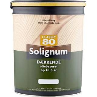 Solignum Classic 80 dækkende træbeskyttelse 5 liter - sort (På lager i varehus)