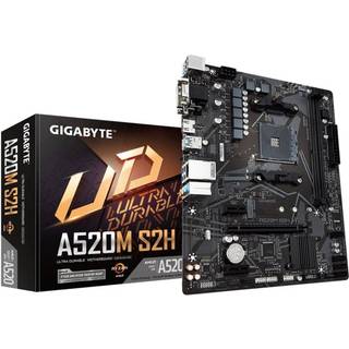 GIGABYTE A520M S2H Bundkort - AMD A520 - AMD AM4 socket - DDR4 RAM - Micro-ATX