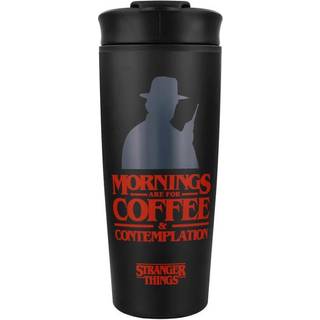 STRANGER THINGS - Metal Travel Mug 450 ml - Coffee and Contemplation