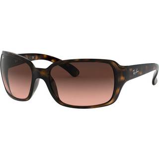 Ray - Ban Kvinde RB4068 RB4068 642/A5 Solbriller Nylon Skildpadde Rosa Firkantet Normal Skygge