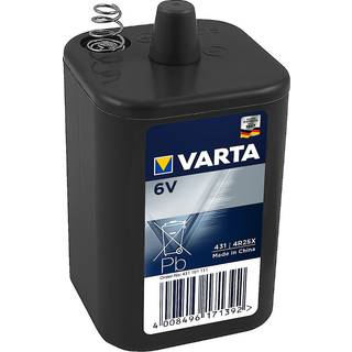 Varta Longlife Plus 4R25 Tørbatteri med Fjeder 6V 7500mAh
