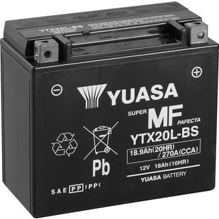 Yuasa YTX20HL-BS-PW 12V AGM Batteri til Motorcykel