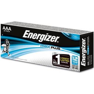 Energizer max plus batteri AAA LR03 1.5V alkaline 20 stk.