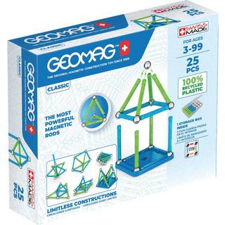 Geomag Magnetic Rods Classic 25 stykker - magnetisk byggelegetøj til nysgerrige børn