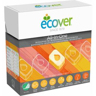 Ecover opvasketabs all in one - 25 tabletter