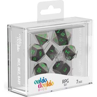 Solid Red - Polyhedral Rollespils Terning Sæt - Oakie Doakie Dice