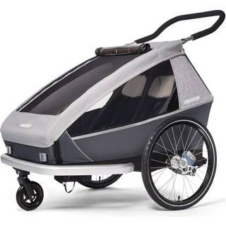 Croozer Kid Keeke 2 Stone Grey - Cykeltrailer til Børn