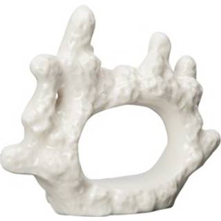 Byon Coral servietring Hvid