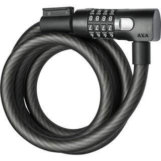 AXA Resolute C15-180 spirallås med kode 180 cm sort