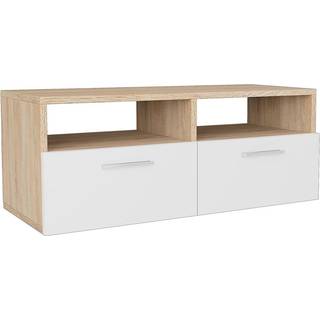 Tv-Borde 95X35X36 Cm Konstrueret Træ - Hvid