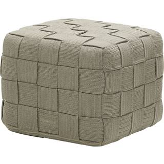 IKEA - Grönlid Footstool with Storage Cover, Taupe, Velvet - Bemz