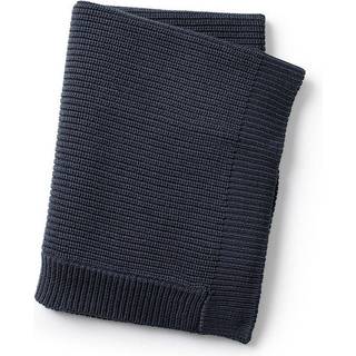Elodie, Strikket Tæppe, Juniper Blue
