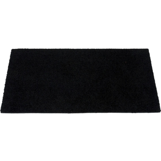 Tica Copenhagen - Smudsmåtte - Ensfarvet - sort - 67x200 cm