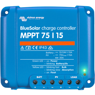 Victron MPPT BlueSolar charge controller 75/15