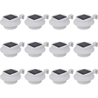 Soldrevne Hegnslamper Led - 12 / Hvid