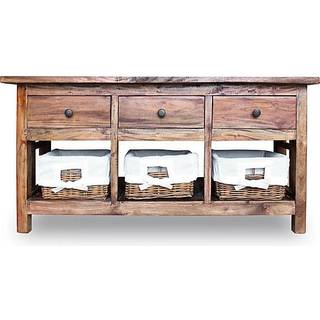 Skænk 100X30X50 Cm Massivt Mahognitræ