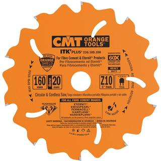 CMT PCD klinge 160x2,4x20 Z10 F - 236.160.10H ✓ På lager - klar til levering og afhentning