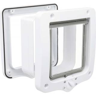 Trixie 4-Way cat flap with tunnel 20 × 22 cm grey