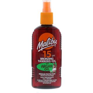 Malibu Bronzing Tanning Oil Spray Argan Oil SPF 15 200 ml