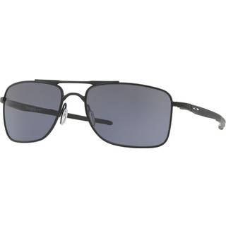 Oakley Mand OO4124 GAUGE 8 412401 Solbriller Metal Sort Grå Firkantet Normal Prizm