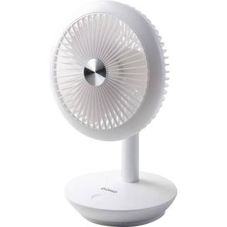 Mini bordventilator genopladelig Ø18cm