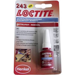 Loctite 243 skruesikring Medium (5ml)
