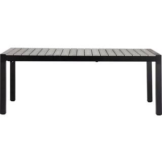 Canberra udtræksbord 100x 205/275 cm. Teak look