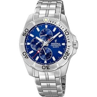 Festina F20445-2 Blå/Stål Ø43 mm