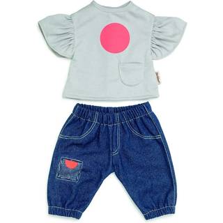 Skrållan dukketøj jeans &amp; t-shirt 45 cm