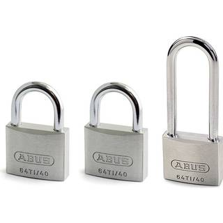 ABUS hængelås Titalium 64TI/40 + HB63 Triples Blister