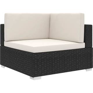 Midtersæde Til Sofa Med Hynder Polyrattan - Brun / Hjørnesofa