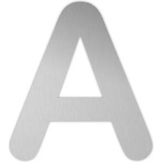 Jasa Company husbogstav A, 78 mm, børstet rustfrit stål