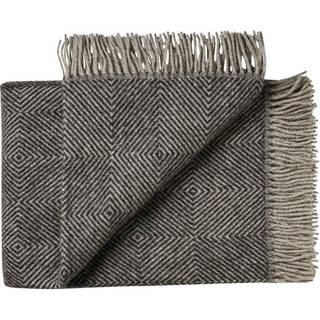 Silkeborg Uldspinderi - Plaid - Fanø - Slate Black/Sort - 140x240 cm