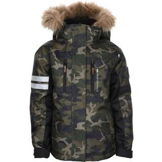 Lindberg Camo Vinterjakke, Green 100