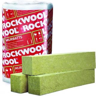Rockwool murbatts kl. 37 190x267x1000 1,60m2/pk 203000