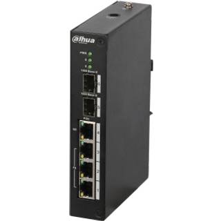 4-Port PoE((96W)) switch ((unmanaged)) inkl. PSU