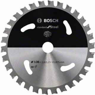 Bosch Standard for Steel-rundsavklinge til batteridrevne save 136x1,6/1,2x15,875 T30