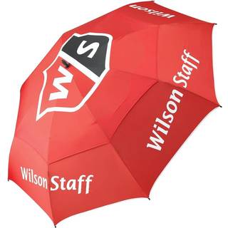 Wilson Staff Double Canopy 62" Paraply - White/Red