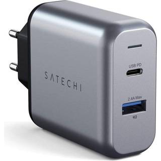 Satechi 30W dobbelt vægoplader 0879961008130 - På lager i butik