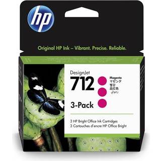 HP 712 3-Pack 29-ml Magenta DesignJet Ink Cartridge