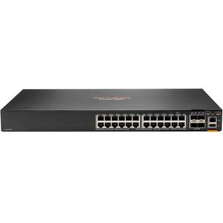 Aruba 6200F 24G Class4 PoE 4SFP+ 370W Administreret L3 Gigabit Ethernet (10/100/1000) Strøm over Ethernet (PoE) 1U