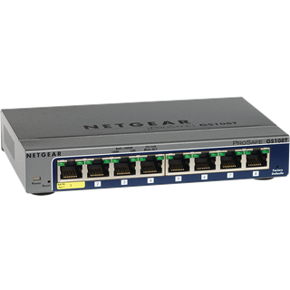 Netgear GS108Tv3 8-Port Gigabit Ethernet Smart Switch with Cloud Management
