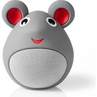 Animaticks Melody Mouse Bluetooth Højttaler - Grå