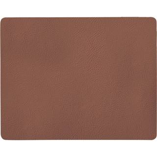 Aida Quadro dækkeserviet vendbar 35x39 cm Black/Brown