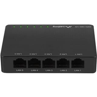 Lanberg Netværksswitch 5-portar 100/1000 Mbps V12