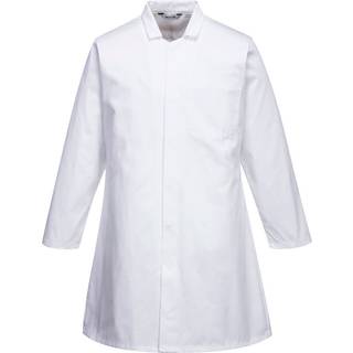 Herre fødevarerkittel m. én lomme - Marine (Størrelse: XXXL)