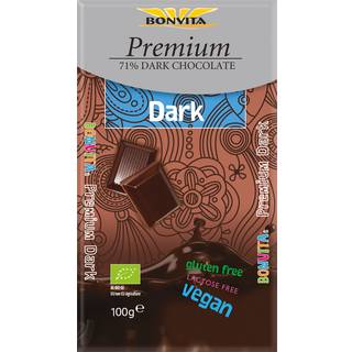 Premium vegansk mørk chokolade. Økologisk
